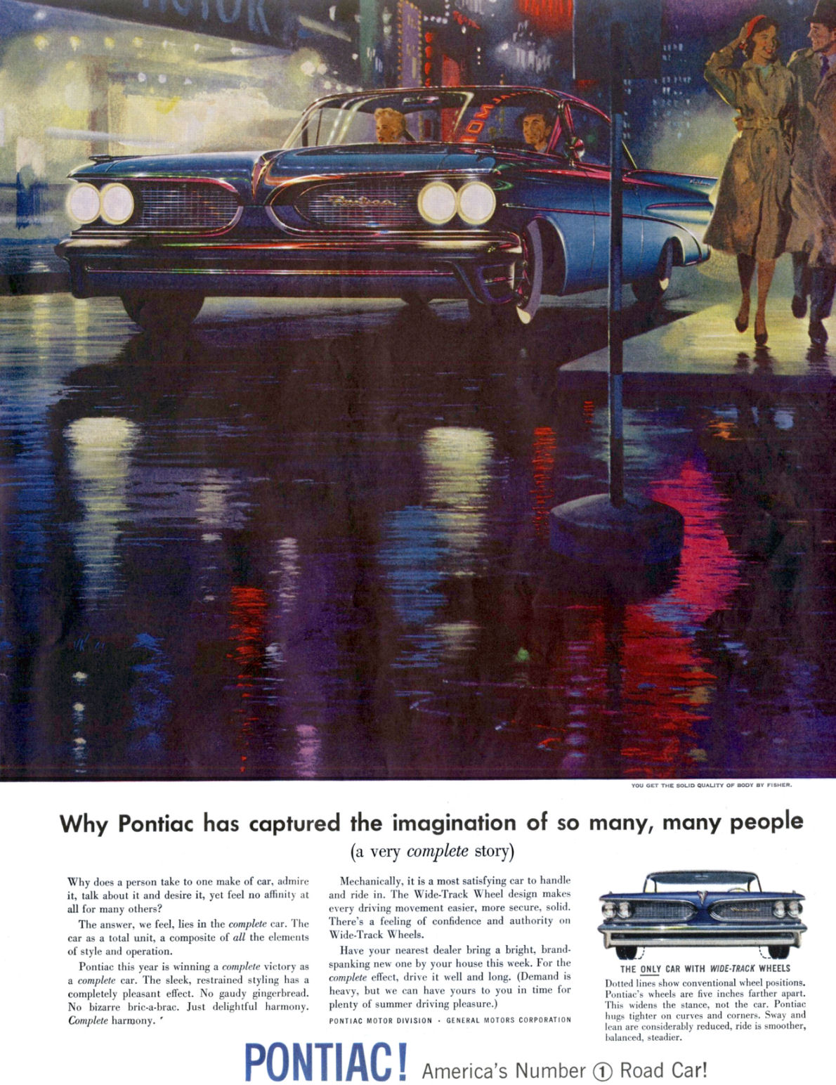 1959 Pontiac Auto Advertising